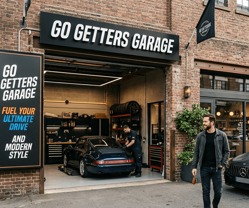 Go Getters Garage Fuel Your Ultimate Drive and Modern Style
