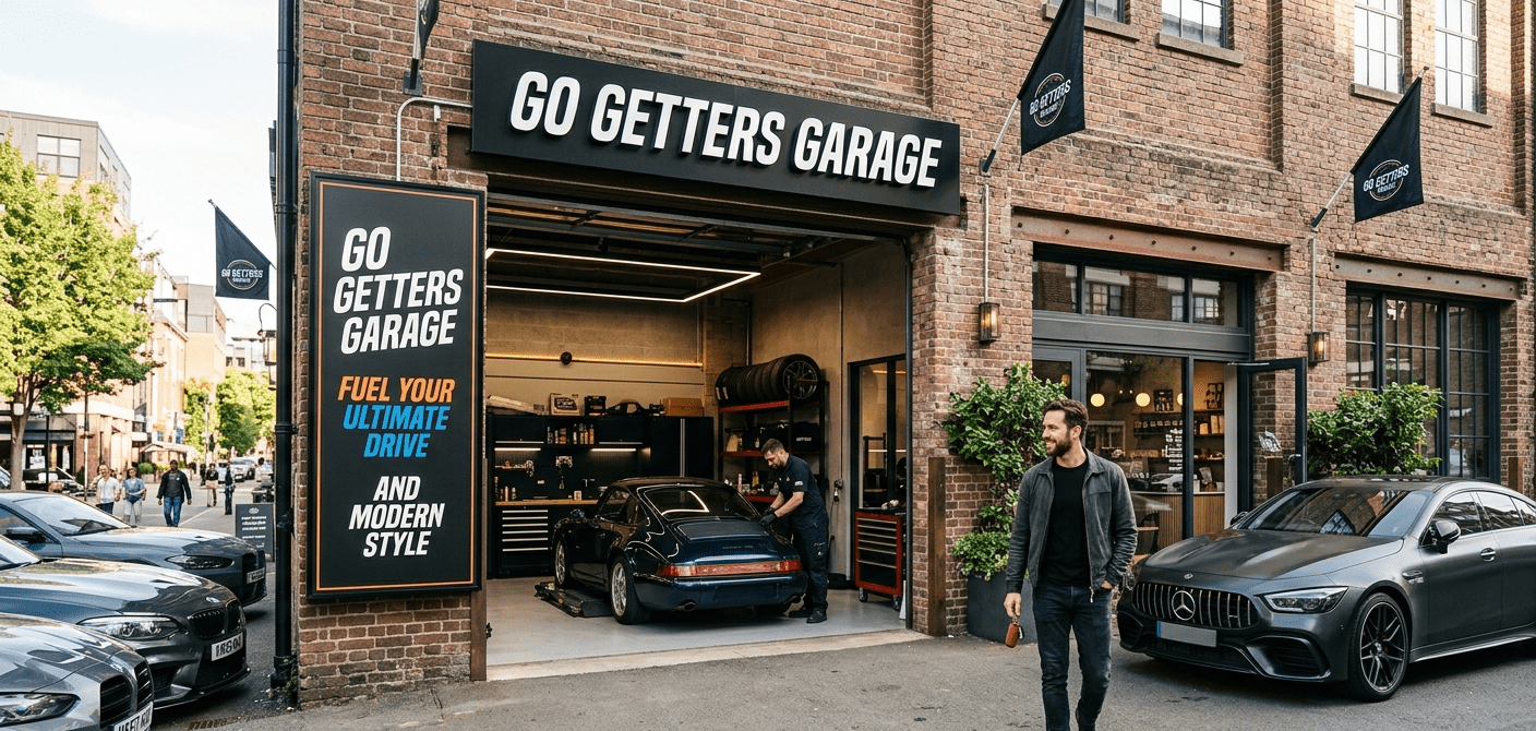 Go Getters Garage Fuel Your Ultimate Drive and Modern Style